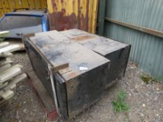 2 X LORRY SIDE LOCKER TOOL BOXES, 4FT LENGTH APPROX. THIS LOT IS SOLD UNDER THE AUCTIONEERS MARGIN S