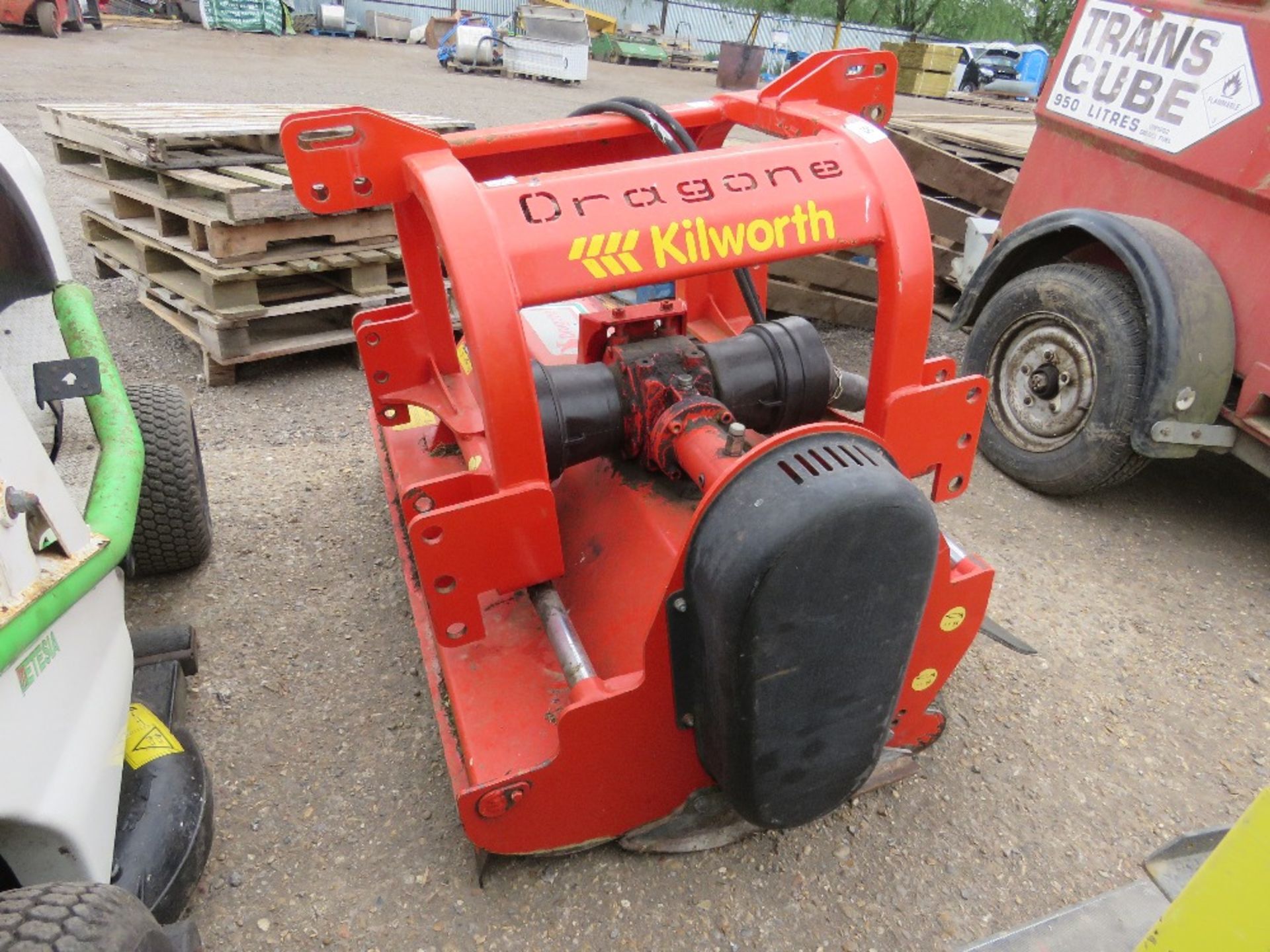 KILWORTH DRAGONE FRONT/REAR MOUNTED HEAVY DUTY FLAIL MOWER WITH HYDRAULIC OFFSET, 1.4M WIDE APPROX. - Image 4 of 4