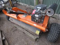 CHAPMAN MACHINERY FM150 PETROL ENGINED HEAVY DUTY FLAIL MOWER FOR TOWING BEHIND QUAD ETC. 1.5M WORKI