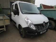 RENAULT MASTER CREW CAB TIPPER TRUCK. REG:HN16 OUJ. 118,783 REC MILES. WITH V5 AND MOT TILL 04/04/20