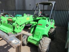 RESERVE ADJUSTED..BEING SOLD..AVANT 635 COMPACT SIZED TELESCOPIC PIVOT STEER LOADER YEAR 2019.