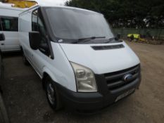 FORD TRANSIT 85T280S PANEL VAN REG:LA08 MWW. WITH V5 & MOT TILL OCTOBER 2022