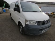 VOLKSWAGEN T28-84 TRANSPORTER PANEL VAN REG:AB08 WFF. DIRECT FROM LOCAL FARMING COMPANY. WHEN TESTE