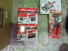 10 PIECE T HANDLE HEX KEY SET.