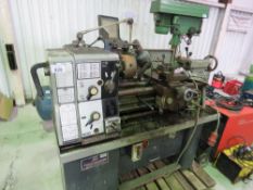 COLCHESTER BANTAM 1600 3 PHASE ENGINEERING LATHE. WORKING WHEN RECENTLY REMOVED.
