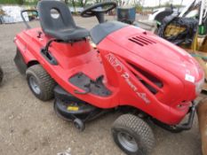 ALKO POWER LINE T18 HYDROSTATIC RIDE ON MOWER WITH REAR COLLECTOR. WHEN TESTED WAS SEEN TO RUN, DRI