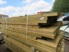 LARGE BUNDLE OF TIMBER BATTENS 2.4-2.7M LENGTH APPROX.