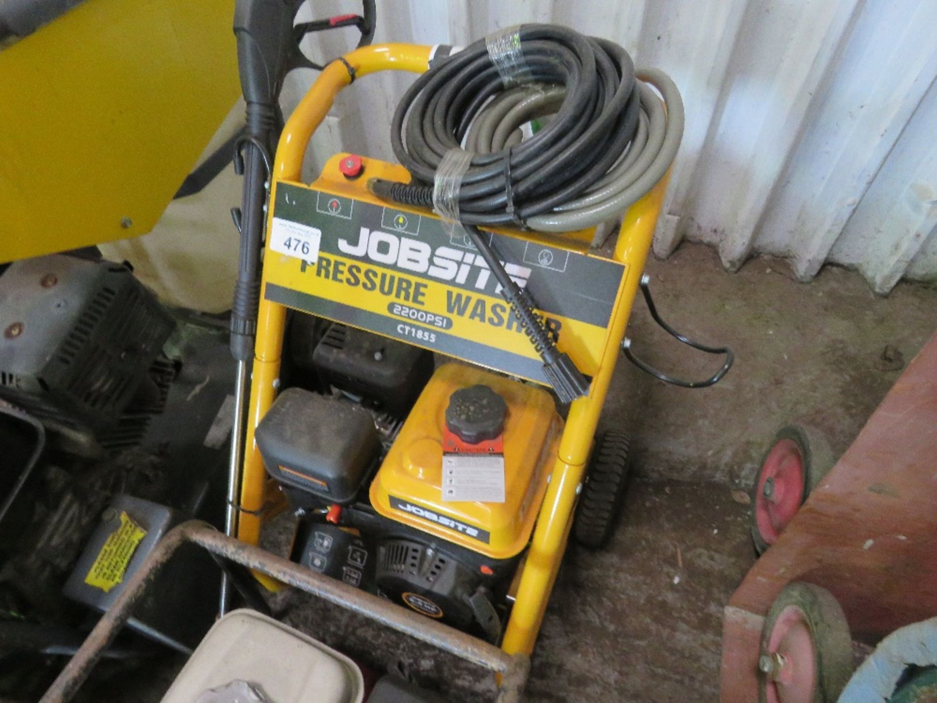 JOBSITE PETROL ENGINED PRESSURE WASHER, UNUSED.