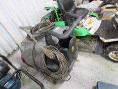 KARCHER 240VOLT PROFESSIONAL STEAM CLEANER WITH LANCE AND HOSE. UNTESTED, CONDITION UNKNOWN.