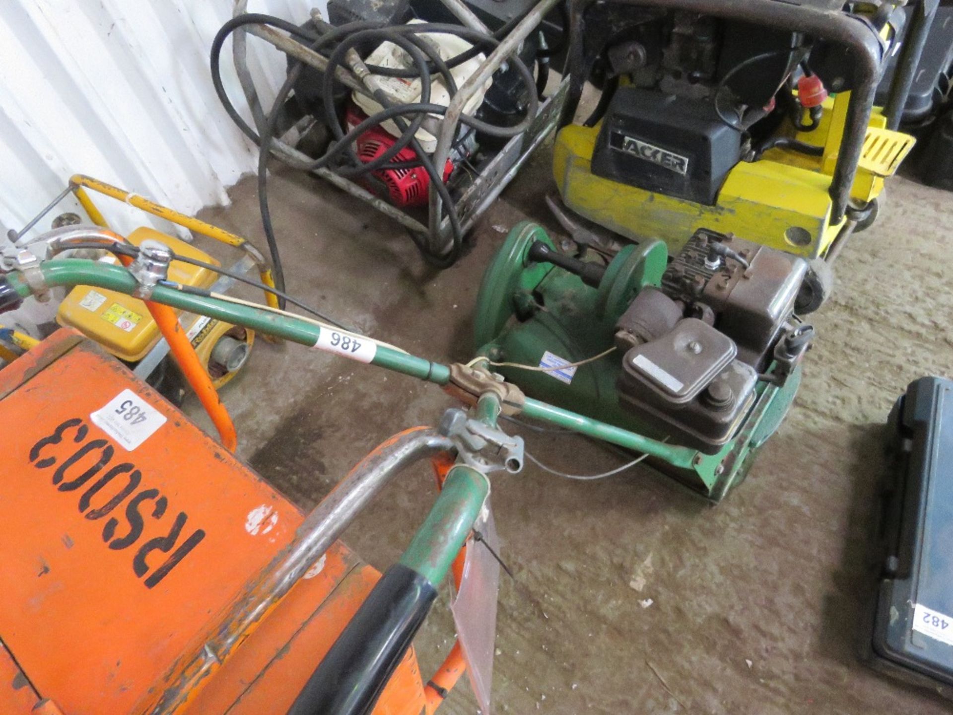 RANSOMES MARQUIS PETROL CYLINDER MOWER, NO BOX/COLLECTOR. THIS LOT IS SOLD UNDER THE AUCTIONEERS MAR