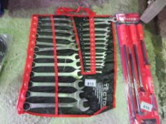 25 PIECE SPANNER SET.