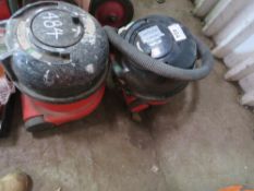 2 X 110VOLT POWERED HENRY VACUUMS. SOURCED FROM COMPANY LIQUIDATION. THIS LOT IS SOLD UNDER THE AUC