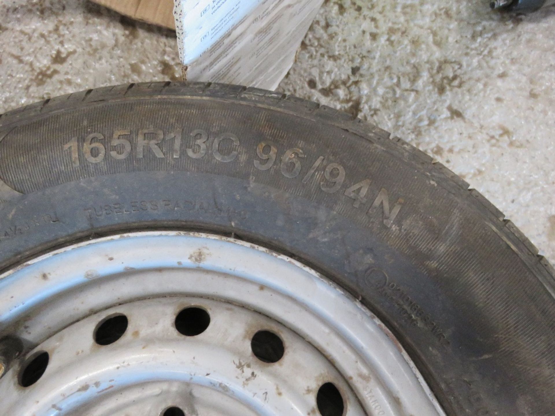 2 X TRAILER WHEELS 165R130. SOURCED FROM DEPOT CLOSURE. - Image 2 of 5