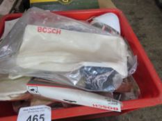 UNUSED BOSCH DUST COLLECTING BAGS.