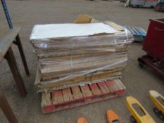 PALLET CONTAINING DIGITALLY GLAZED MARBLE EFFECT TILES, 1.2M X 600MM APPROX. THIS LOT IS SOLD UNDER