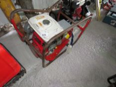 HONDA GENERATOR WITH OIL ALERT SYSTEM.