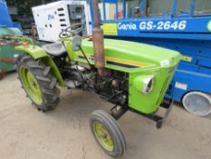 YANMAR 2WD DIESEL ENGINED COMPACT TRACTOR. WHEN TESTED WAS SEEN TO DRIVE, STEER AND BRAKE AND PTO TU