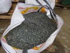 BULK BAG OF DECORATIVE GRANITE CHIPPINGS, "PINK FLECKED", 20MM SIZE APPROX. CANCELLED ORDER. THIS L