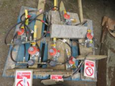 PALLET CONTAINING 6 X LPG GAS REGULATOR SETS, EX CAMP SITE CLOSURE.