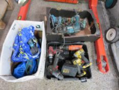 ASSORTED BATTERY AND POWER TOOLS. THIS LOT IS SOLD UNDER THE AUCTIONEERS MARGIN SCHEME, THEREFORE NO