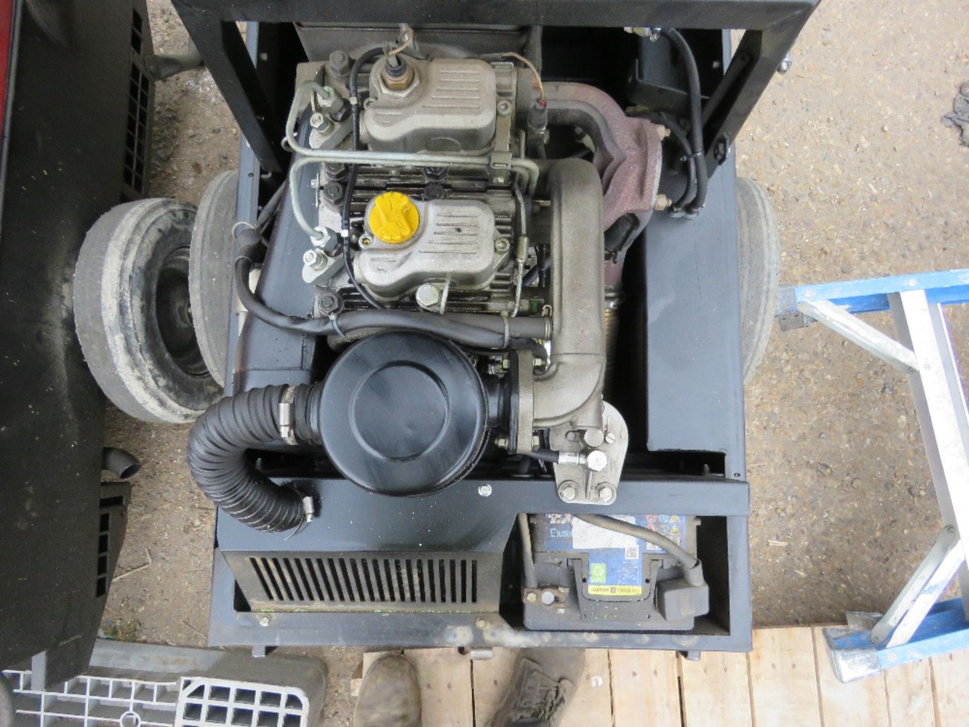 MOSA GE14000 KSX DIESEL GENERATOR. WHEN TESTED WAS SEEN TO RUN AND SHOWED POWER ON THE DISPLAY. - Image 6 of 6