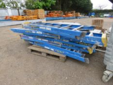 5 X SETS OF BLUE GRP STEP LADDERS.