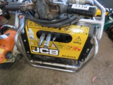 JCB HYDRAULIC BREAKER PACK WITH HOSE AND GUN.