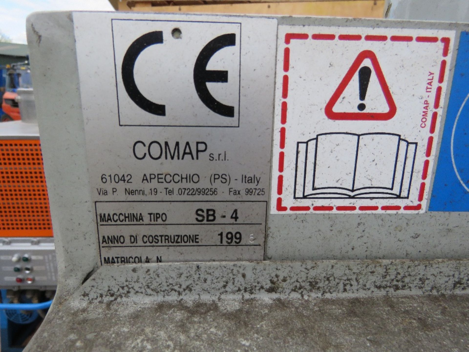COMAP SB-4 PAINT TIN COMPACTOR UNIT / PRESS. SOURCED FROM COMPANY LIQUIDATION. - Image 2 of 5