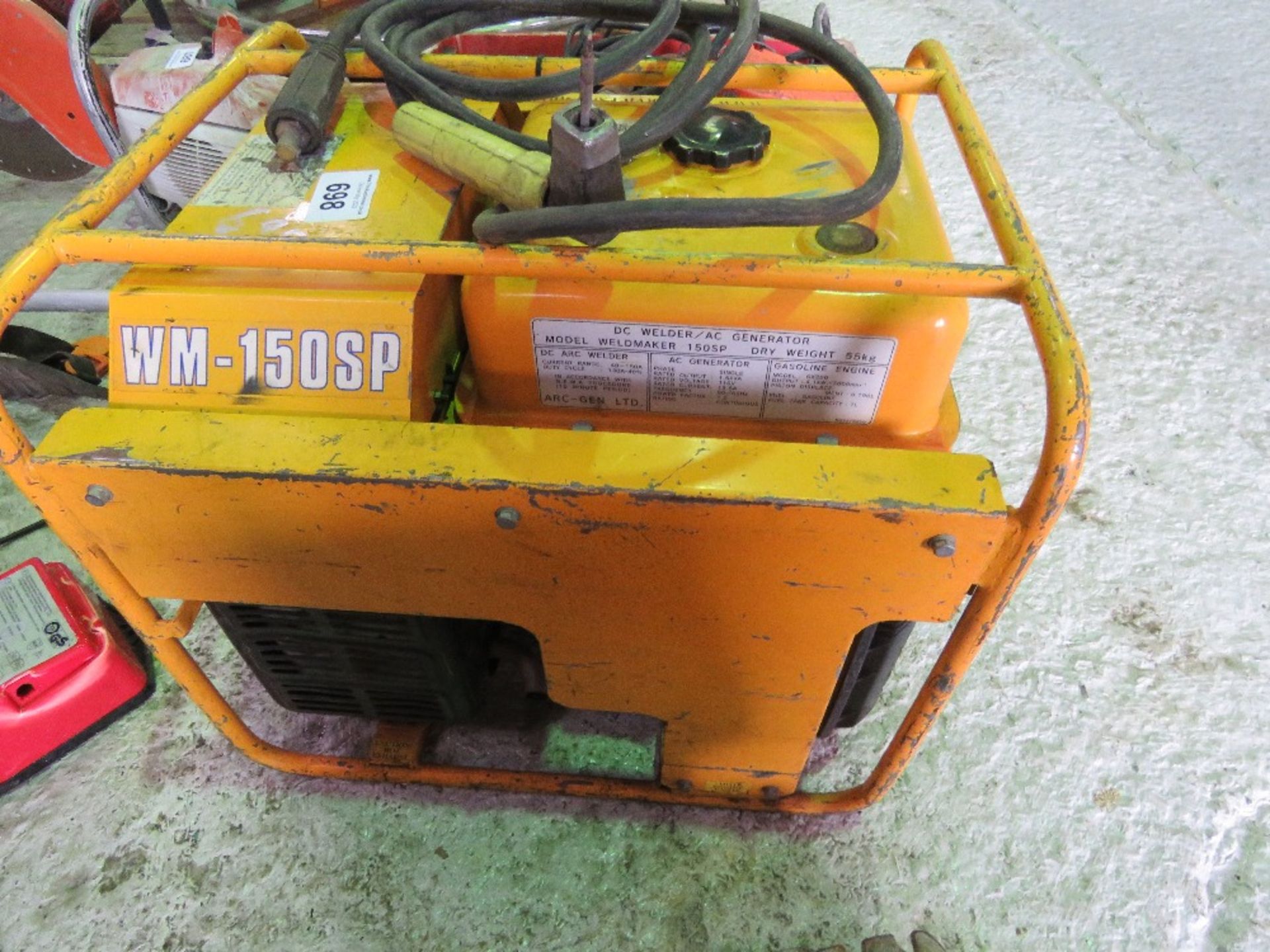 ARCGEN WM150SP MINI PETROL ENGINED WELDER. SOURCED FROM DEPOT CLOSURE. - Image 3 of 3