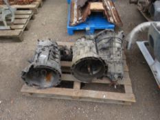 3 X GEARBOXES, BELIEVED TO BE TRANSIT TYPE. SOURCED FROM DEPOT CLOSURE.