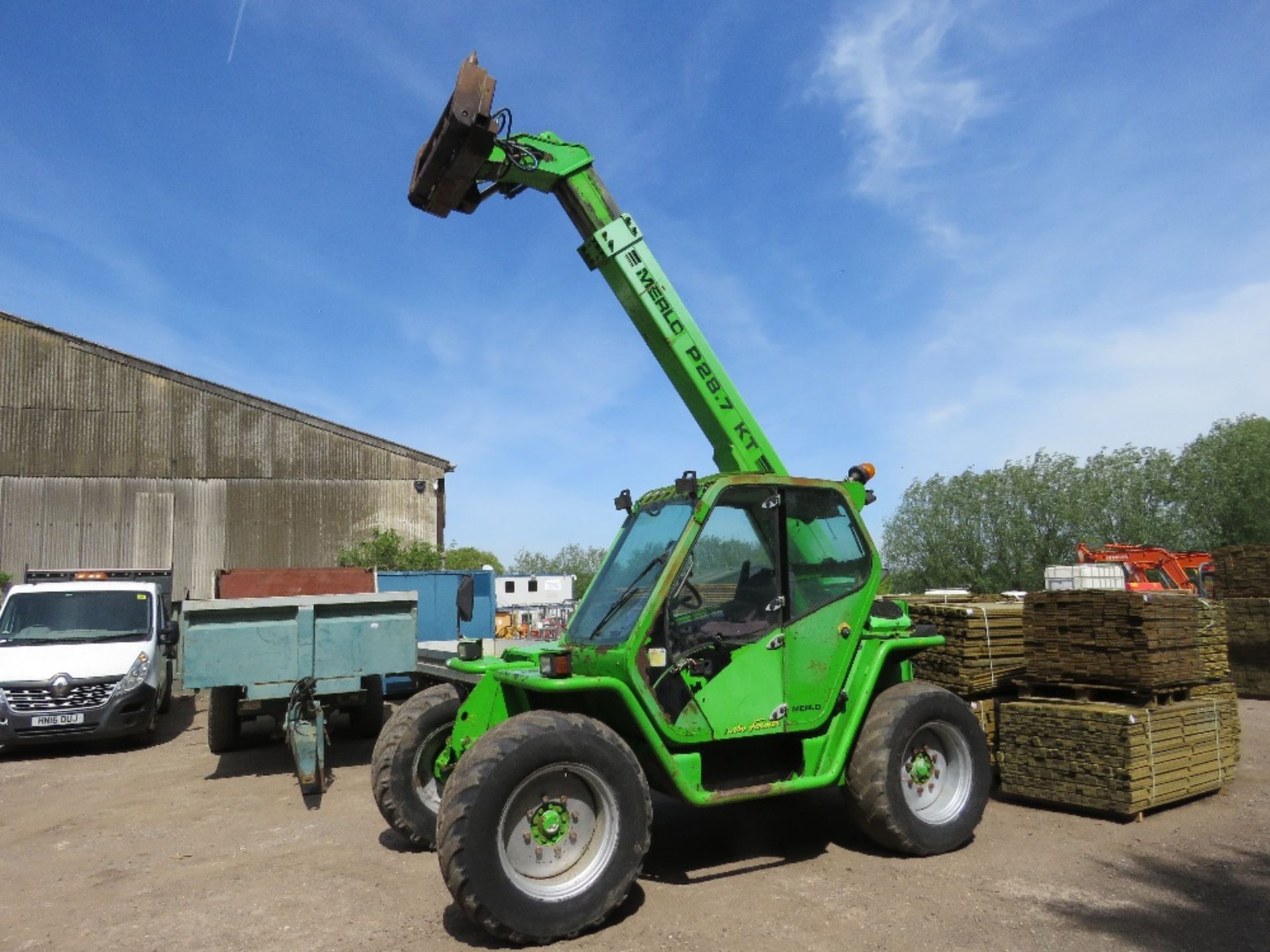 MERLO PANORAMIC P28.7 AGRI SPEC TELESCOPIC HANDLER, YEAR 2004 BUILD. 9764 REC HOURS. WHEN TESTED WAS