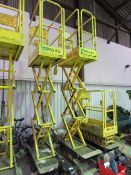 BOSS X3 SCISSOR LIFT ACCESS PLATFORM. WHEN TESTED WAS SEEN TO LIFT AND LOWER.