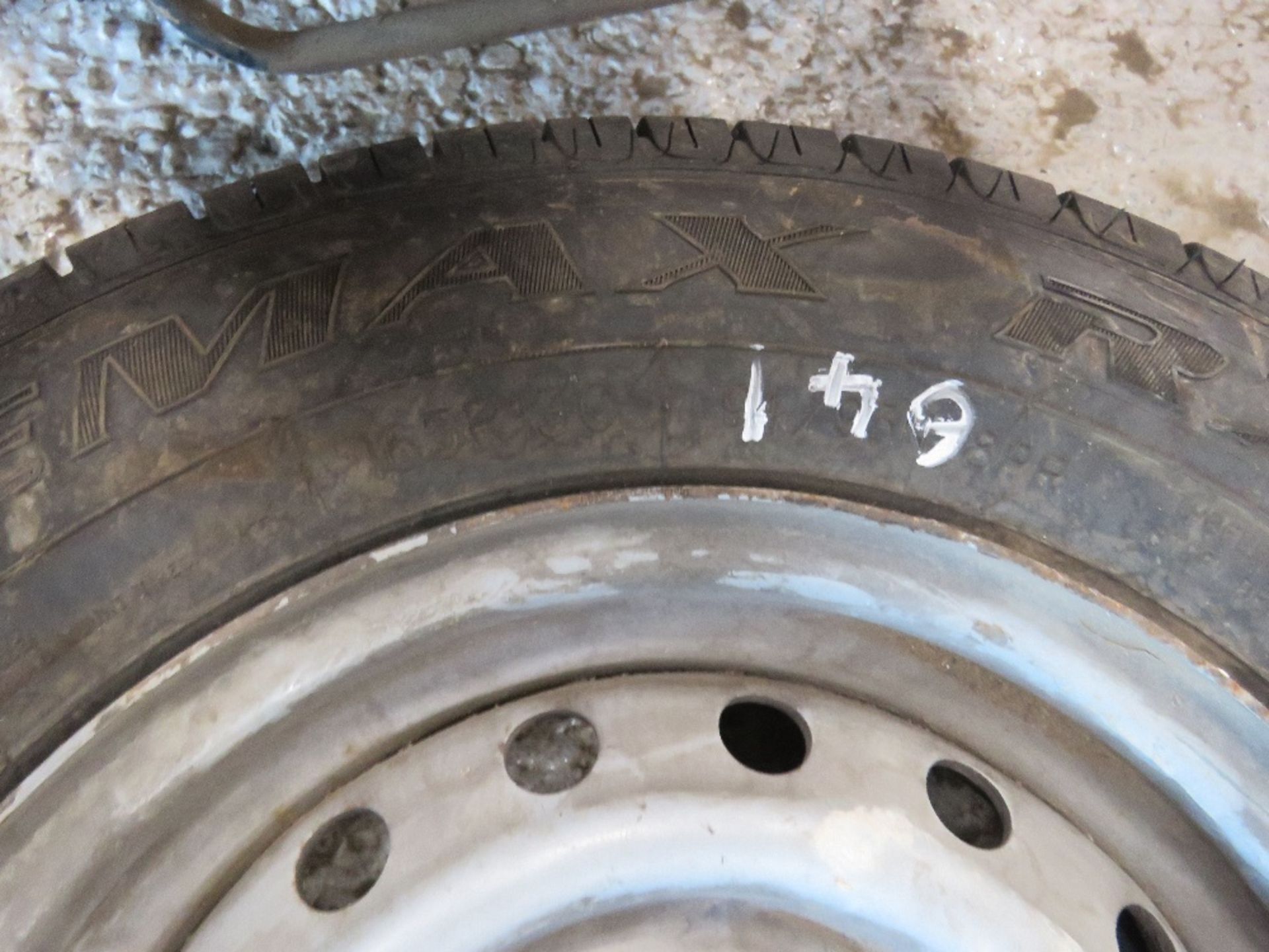 2 X TRAILER WHEELS 165R130. SOURCED FROM DEPOT CLOSURE. - Image 4 of 5