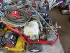 HONDA ENGINED JET WASHER WITH HOSE AND LANCE.