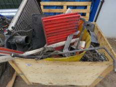 STILLAGE OF ASSORTED MACHINE SPARES ETC. SOURCED FROM DEPOT CLOSURE.