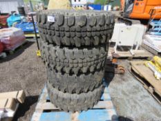 4 X 265/75R16 WHEELS AND TYRES. THIS LOT IS SOLD UNDER THE AUCTIONEERS MARGIN SCHEME, THEREFORE NO V