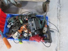 ASSORTED HAND AND POWER TOOLS. THIS LOT IS SOLD UNDER THE AUCTIONEERS MARGIN SCHEME, THEREFORE NO VA