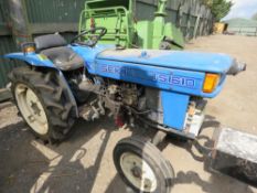 RESERVE ADJUSTED..BEING SOLD.. ISEKI TS1610 2WD COMPACT TRACTOR WITH REAR LINKAGE. 1506 REC HOURS.