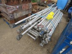 BOSS ALUMINIUM SCAFFOLD TOWER, NARROW WIDTH TYPE. THIS LOT IS SOLD UNDER THE AUCTIONEERS MARGIN SCHE