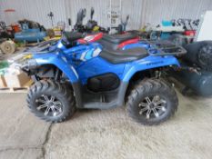 CFMOTO/QUADZILLA 450 4WD QUAD BIKE 4WD WITH WINCH. 7.8 REC MILES. WHEN TESTED WAS SEEN TO DRIVE, STE