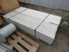 PALLET OF 20 X BRICK EFFECT CONCRETE GRAVEL BOARDS 1.83M X 30CM APPROX.