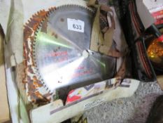 2 X SAWBLADES. THIS LOT IS SOLD UNDER THE AUCTIONEERS MARGIN SCHEME, THEREFORE NO VAT WILL BE CHARGE