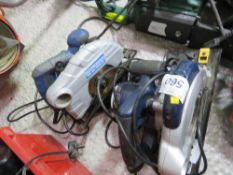 2 X CIRCULAR SAWS, 240VOLT. THIS LOT IS SOLD UNDER THE AUCTIONEERS MARGIN SCHEME, THEREFORE NO VAT W