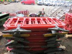 22 X PLASTIC CHAPTER 8 BARRIERS.THIS LOT IS SOLD UNDER THE AUCTIONEERS MARGIN SCHEME, THEREFORE NO V