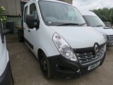 RENAULT MASTER CREW CAB TIPPER TRUCK. REG:HN16 OUJ. 118,783 REC MILES. WITH V5 AND MOT TILL 04/04/20