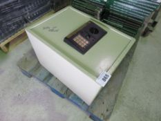 NUTOOL DIGITAL SAFE. MASTER KEY IN OFFICE. THIS LOT IS SOLD UNDER THE AUCTIONEERS MARGIN SCHEME, THE