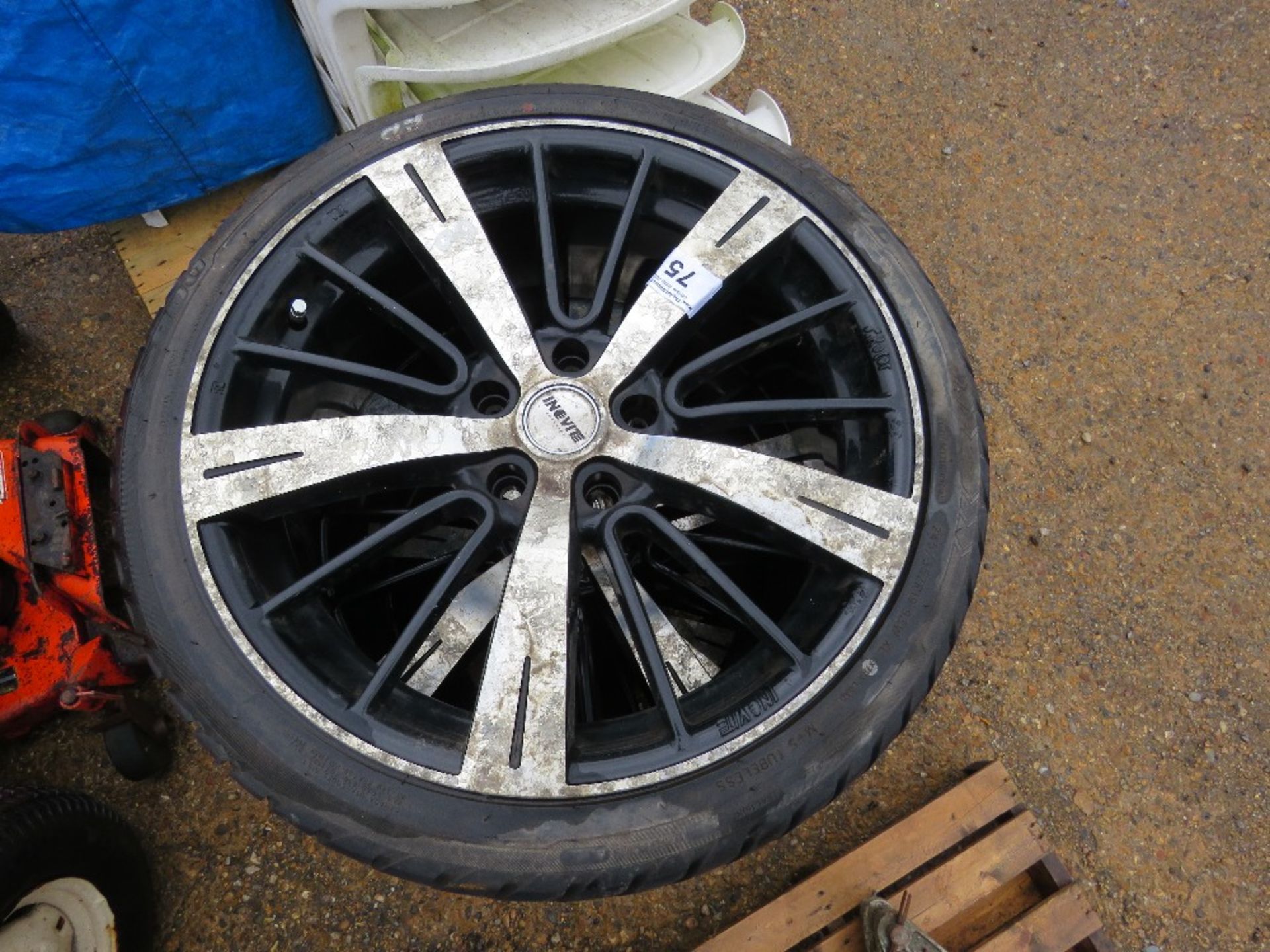 4 X ALLOY WHEELS AND TYRES 245/35 ZR19 SIZE. - Image 5 of 5