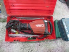 HILITI AVR1000 BREAKER DRILL WITH POINTS, 110VOLT POWERED. SURPLUS TO REQUIREMENTS, WORKING MACHINE.