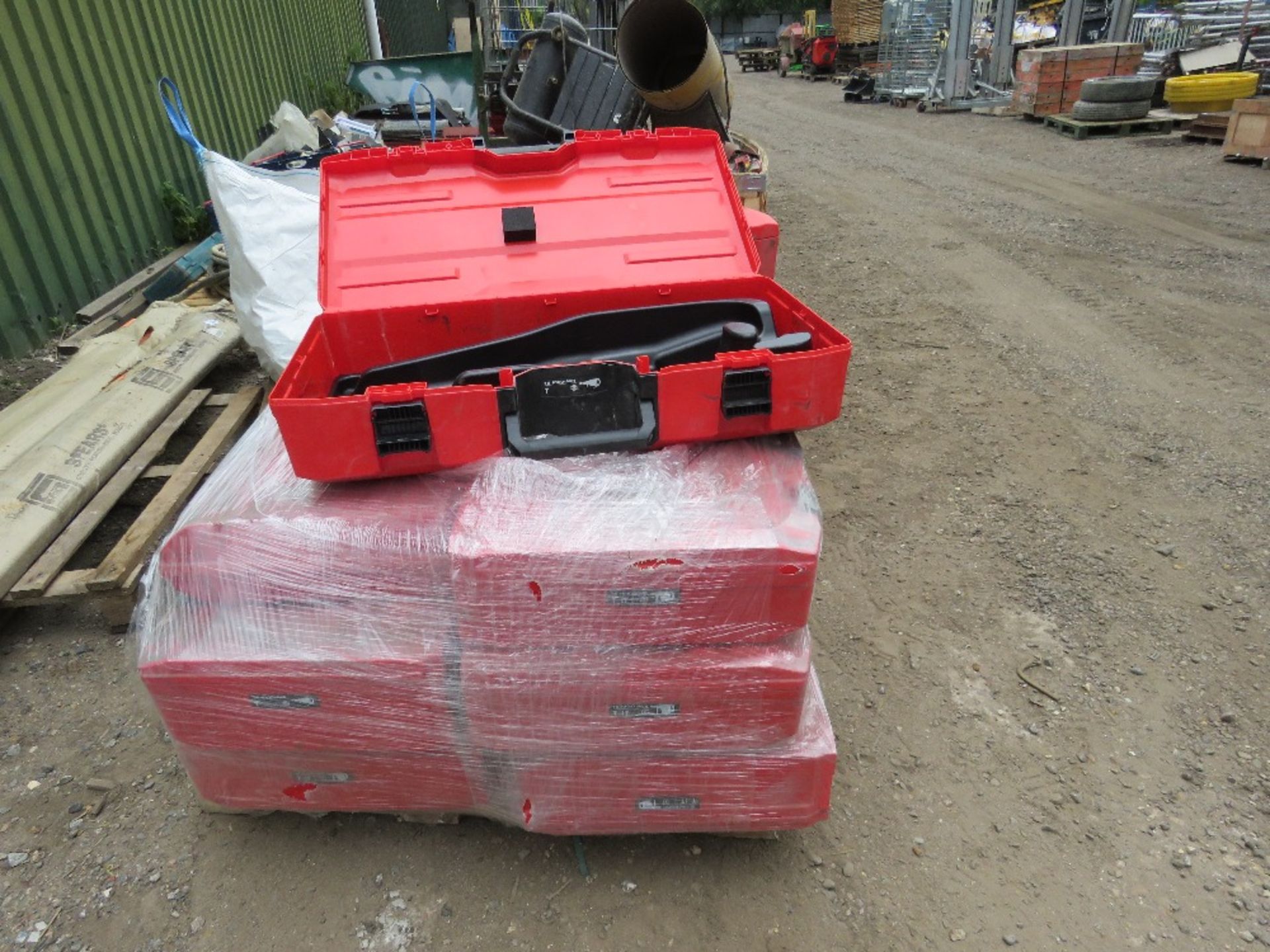 PALLET OF 14NO HILTI LARGE SIZED DRILL CASES. - Image 2 of 3