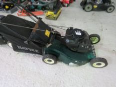 HAYTER HUNTER 54 MOWER WITH COLLECTOR. WHEN TESTED WAS SEEN TO RUN. THIS LOT IS SOLD UNDER THE AUCT